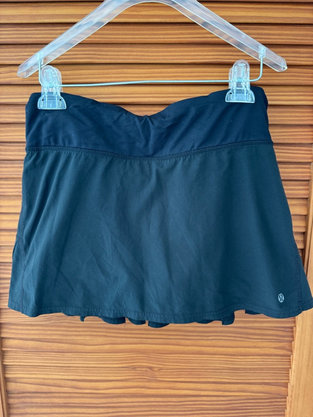 lululemon athletica Black Skater Athletic Skirt